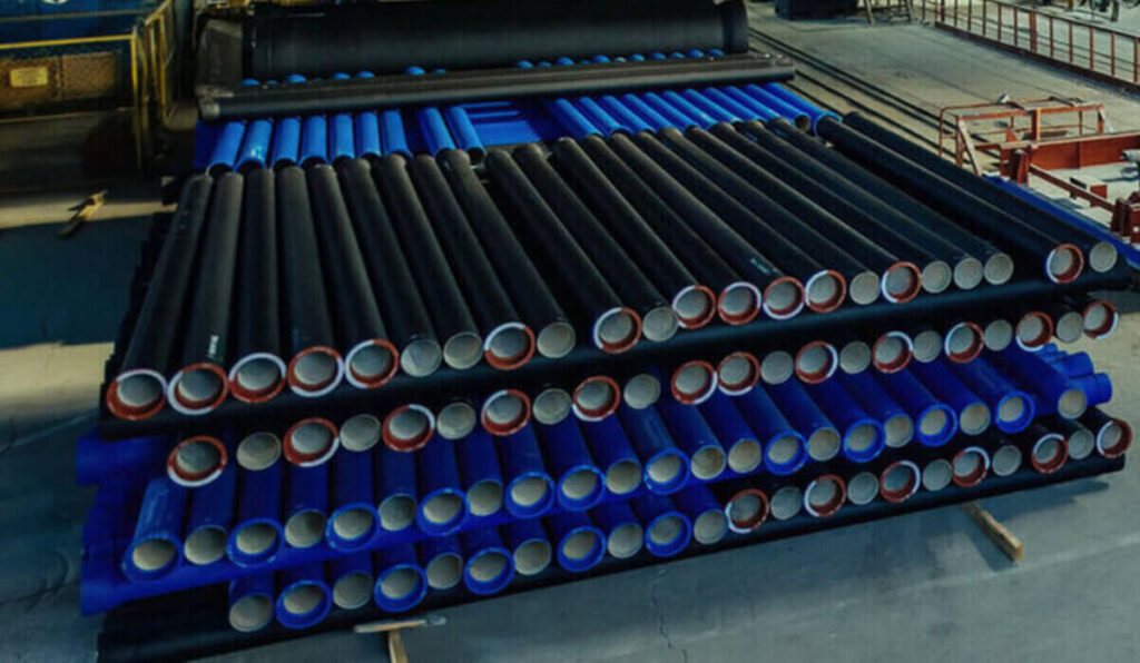 Professional GFRP Pipes production line. FRP pipes manufacturing ...