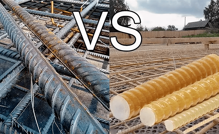 Comparaison des coûts : PRFV et barres d'armature en acier