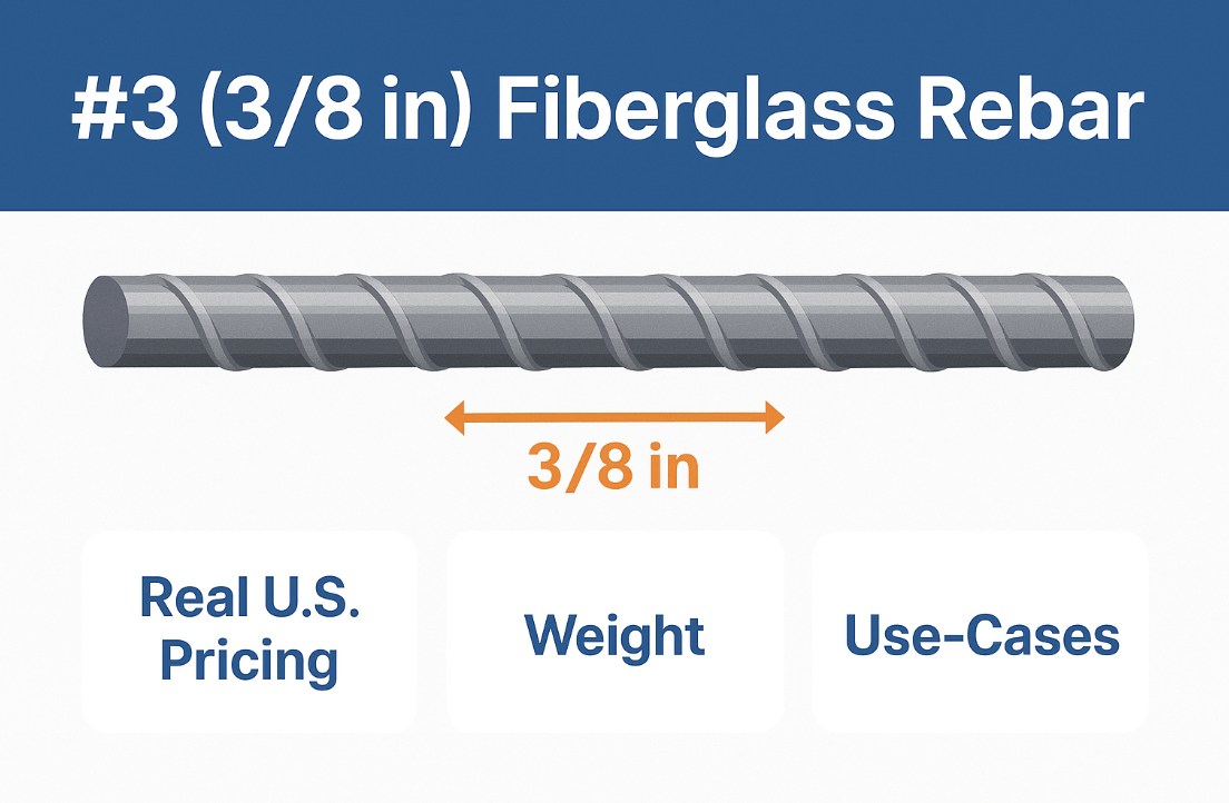 What Is #3 Fiberglass Rebar, Composite-Tech