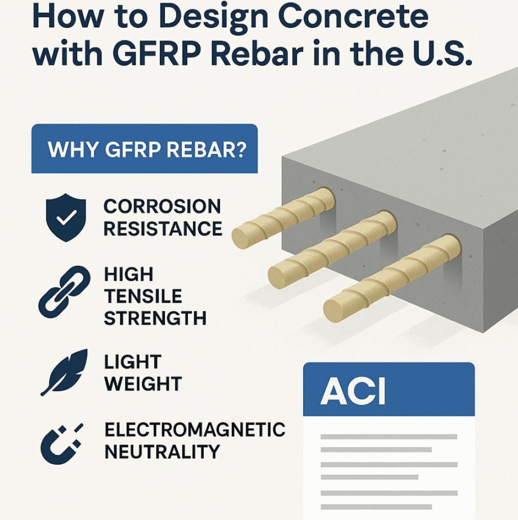 Why GFRP rebar? Concerete with GFRP rebar in the U.S.