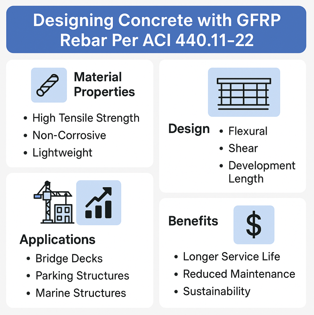 Designing concreye with GFRP rebar