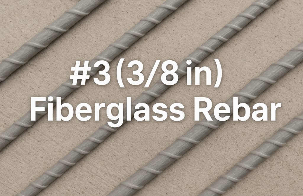 #3 (3/8) Fiberglass Rebar, USA