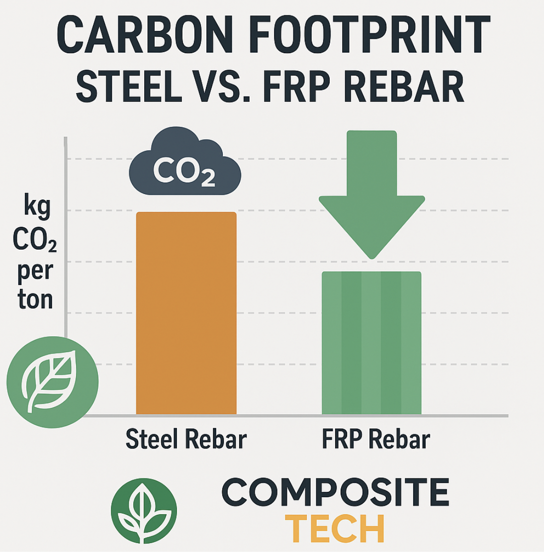 carbon footprint - steel vs FRP