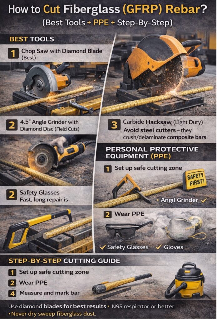 diamond blade fiberglass rebar