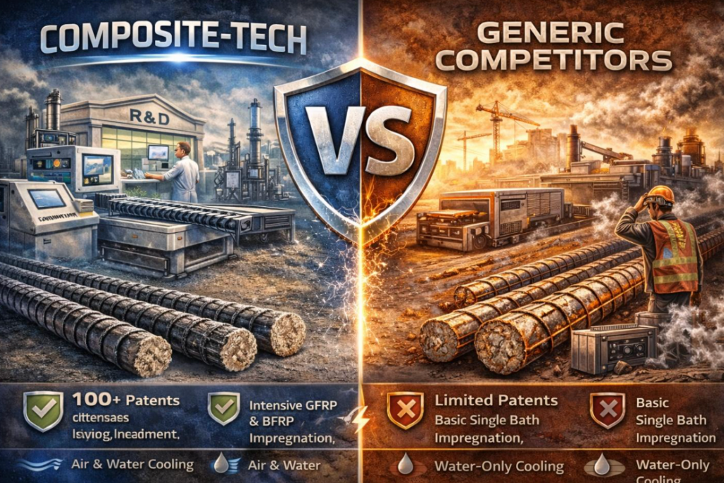 Composite-Tech vs Generic competitiors