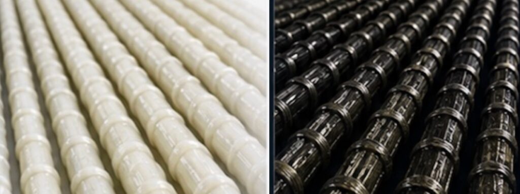 GFRP vs. BFRP Rebar Production