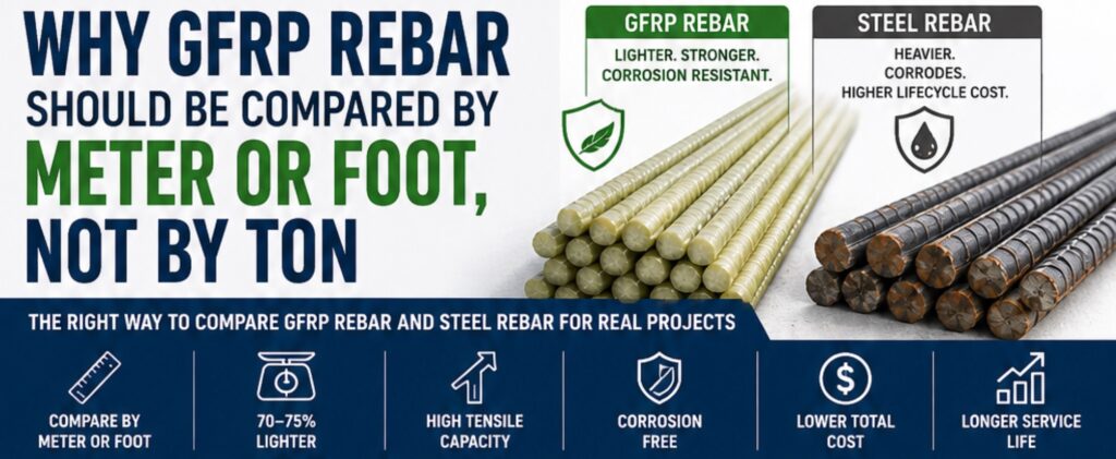 GFRP rebar price per meter